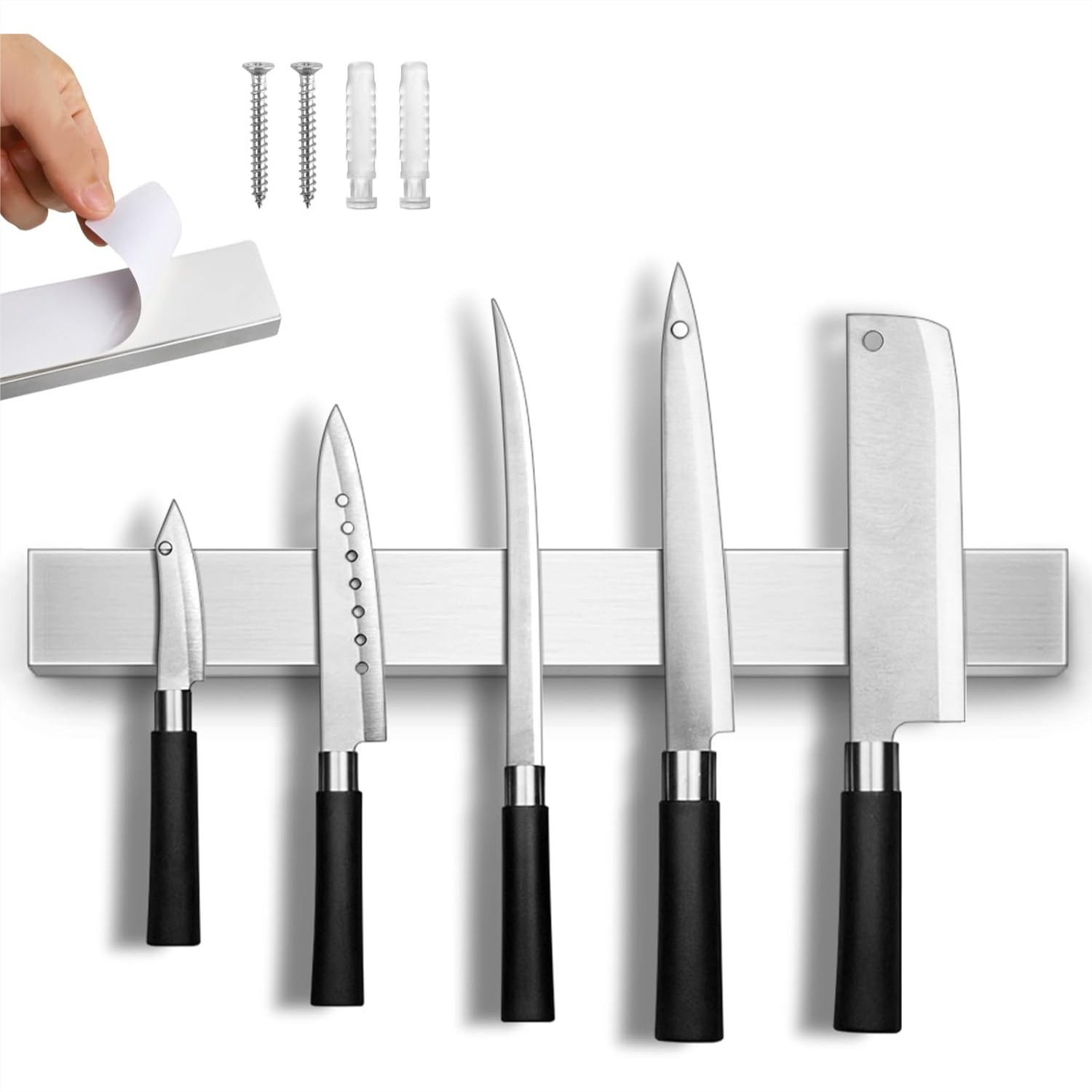 Magnetic Knife Strip - Magnetic Knife Holder for Wall, No