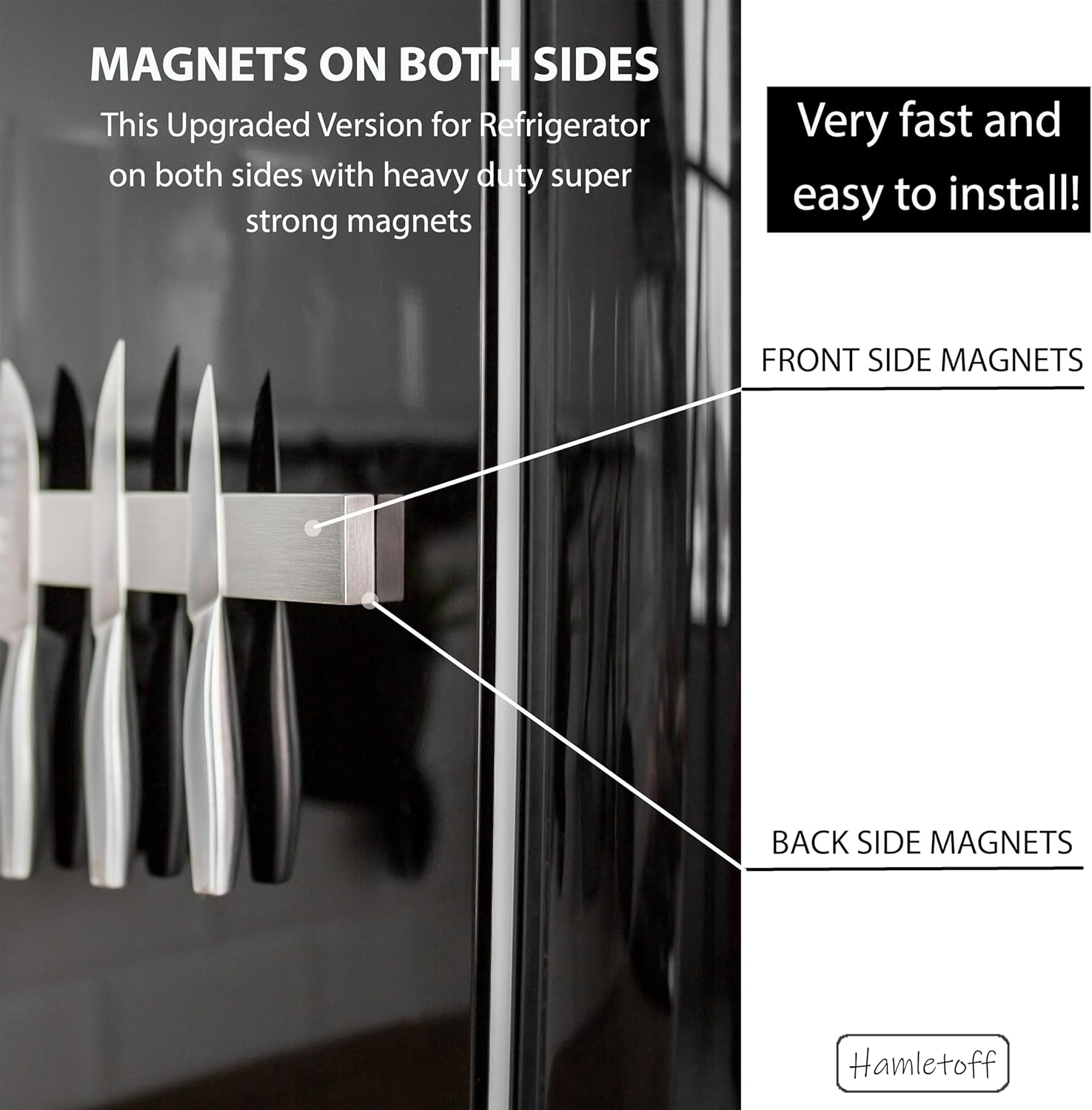 Magnetic Knife Holder for Refr - Magnetic Knife Strip 리뷰 및 가격