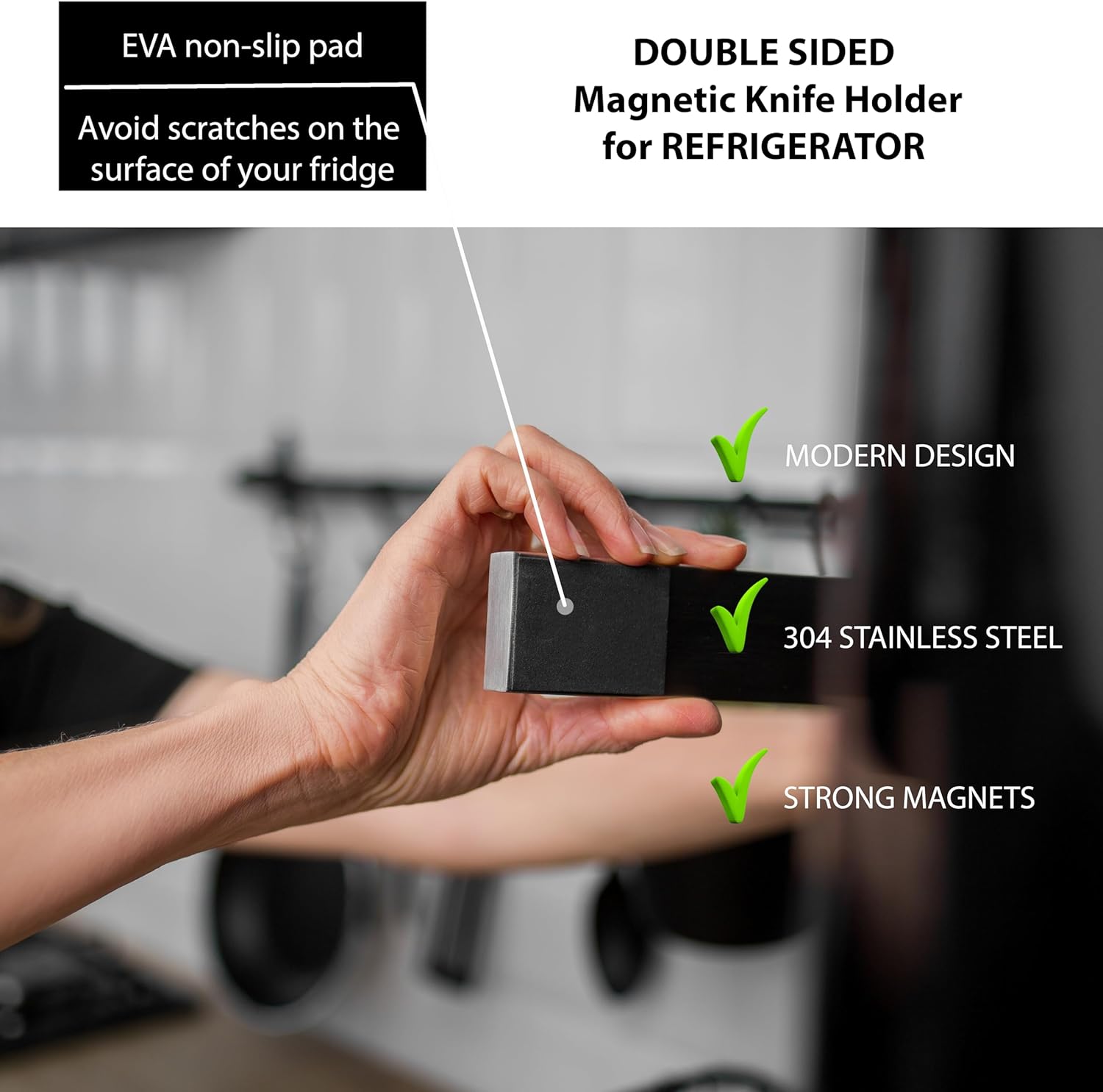 Magnetic Knife Holder for Refr - Magnetic Knife Strip 리뷰 및 가격