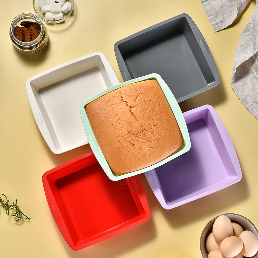 1/4Pcs Silicone Square Cake Mo - Kitchen Gadgets Ninja 리뷰 및 가격