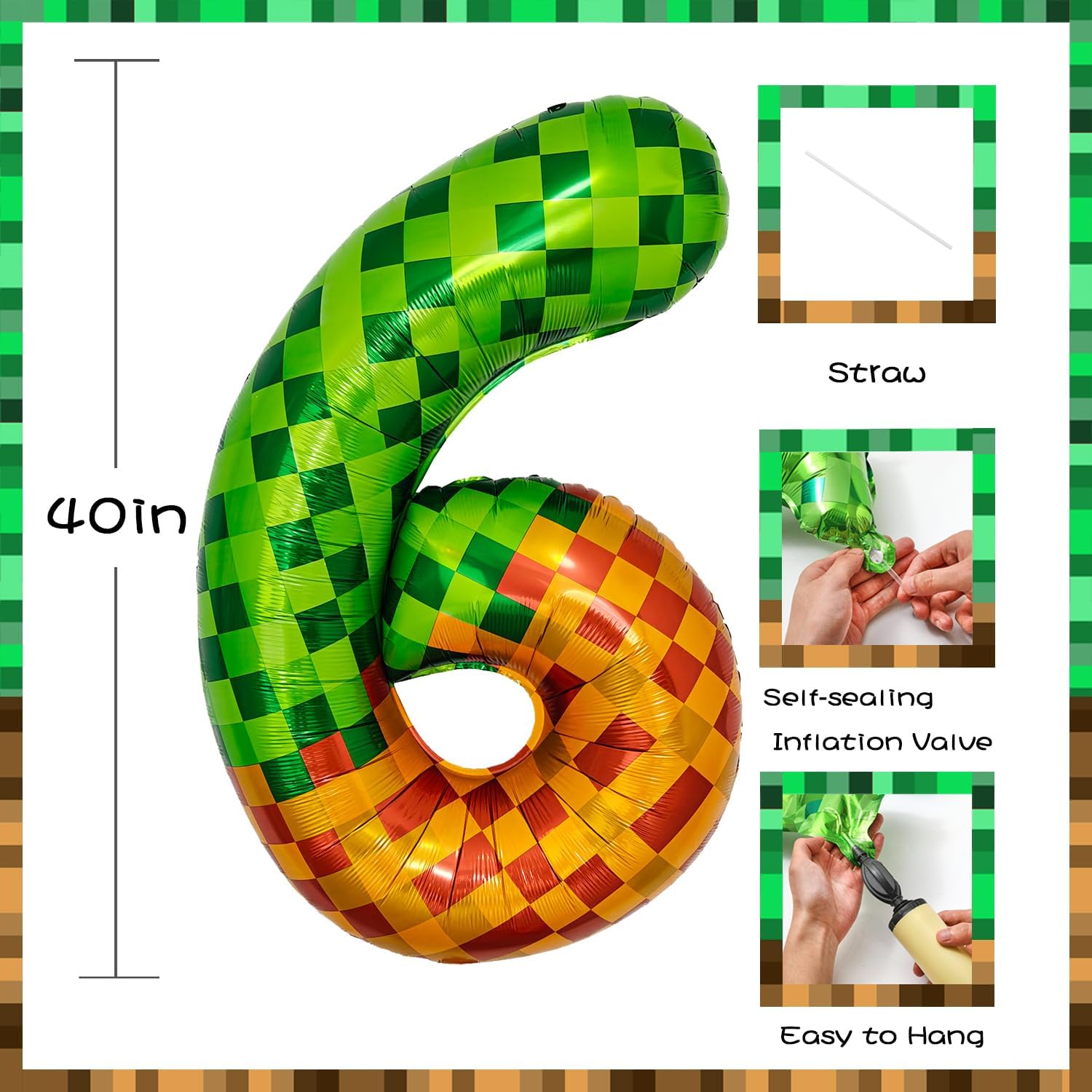 Pixel Miner Balloons 40 Inch N - Kitchen Gadgets Videos 리뷰 및 가격