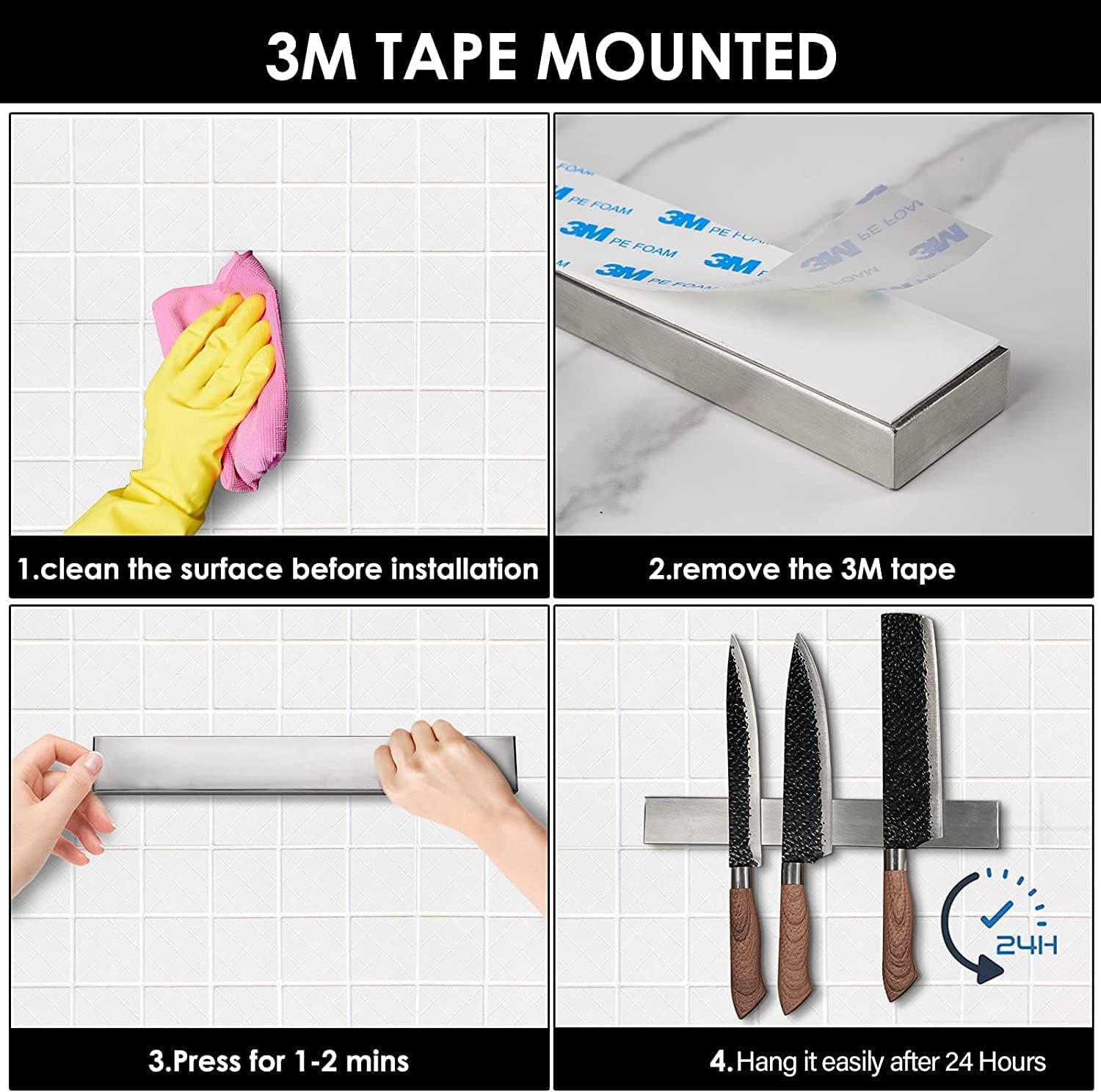 8 Inch Magnetic Knife Holder f - Magnetic Knife Strip 리뷰 및 가격