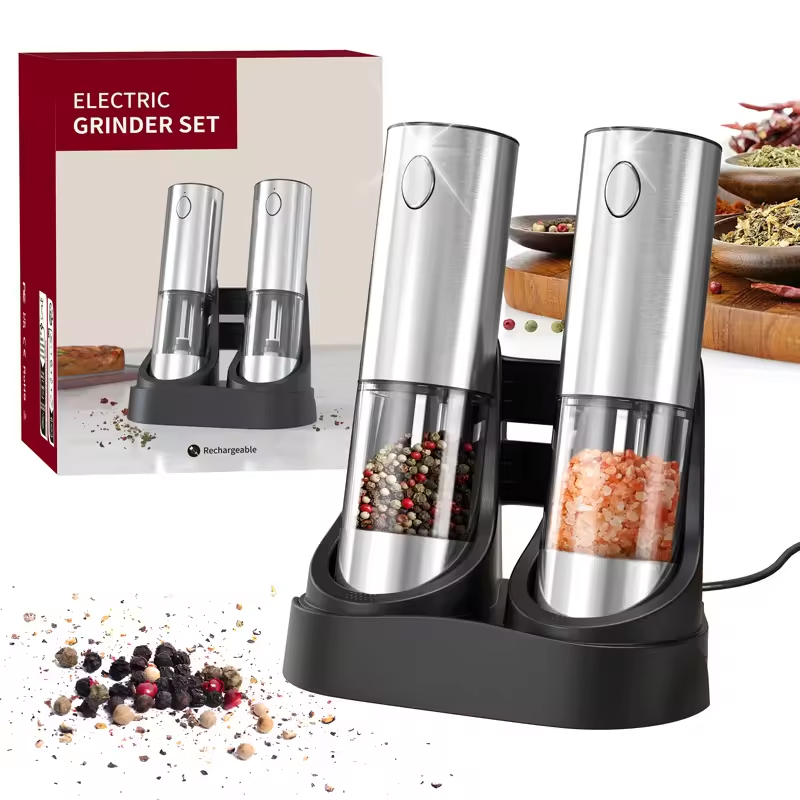 1/2PCS Electric Salt And Peppe - Kitchen Gadgets Design 리뷰 및 가격