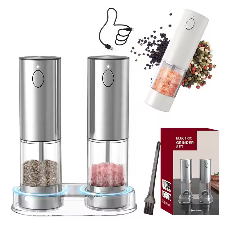 1/2PCS Electric Salt And Peppe - Kitchen Gadgets Design 리뷰 및 가격