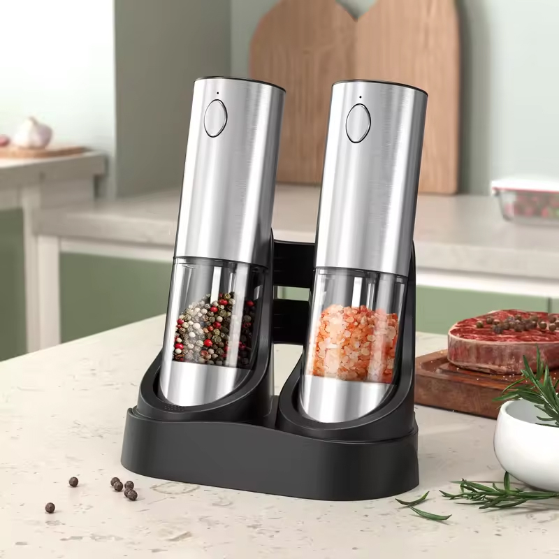 1/2PCS Electric Salt And Peppe - Kitchen Gadgets Design 리뷰 및 가격