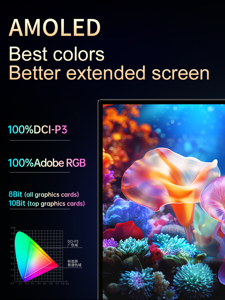 VCHANCE 14'' Portable Oled Mon - Kitchen Gadgets Videos 리뷰 및 가격