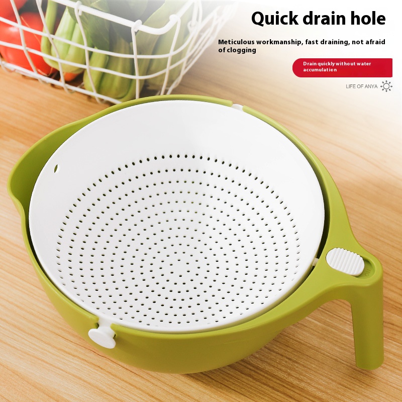 Double Drain Basket Kitchen Si - Kitchen Gadgets Design 리뷰 및 가격