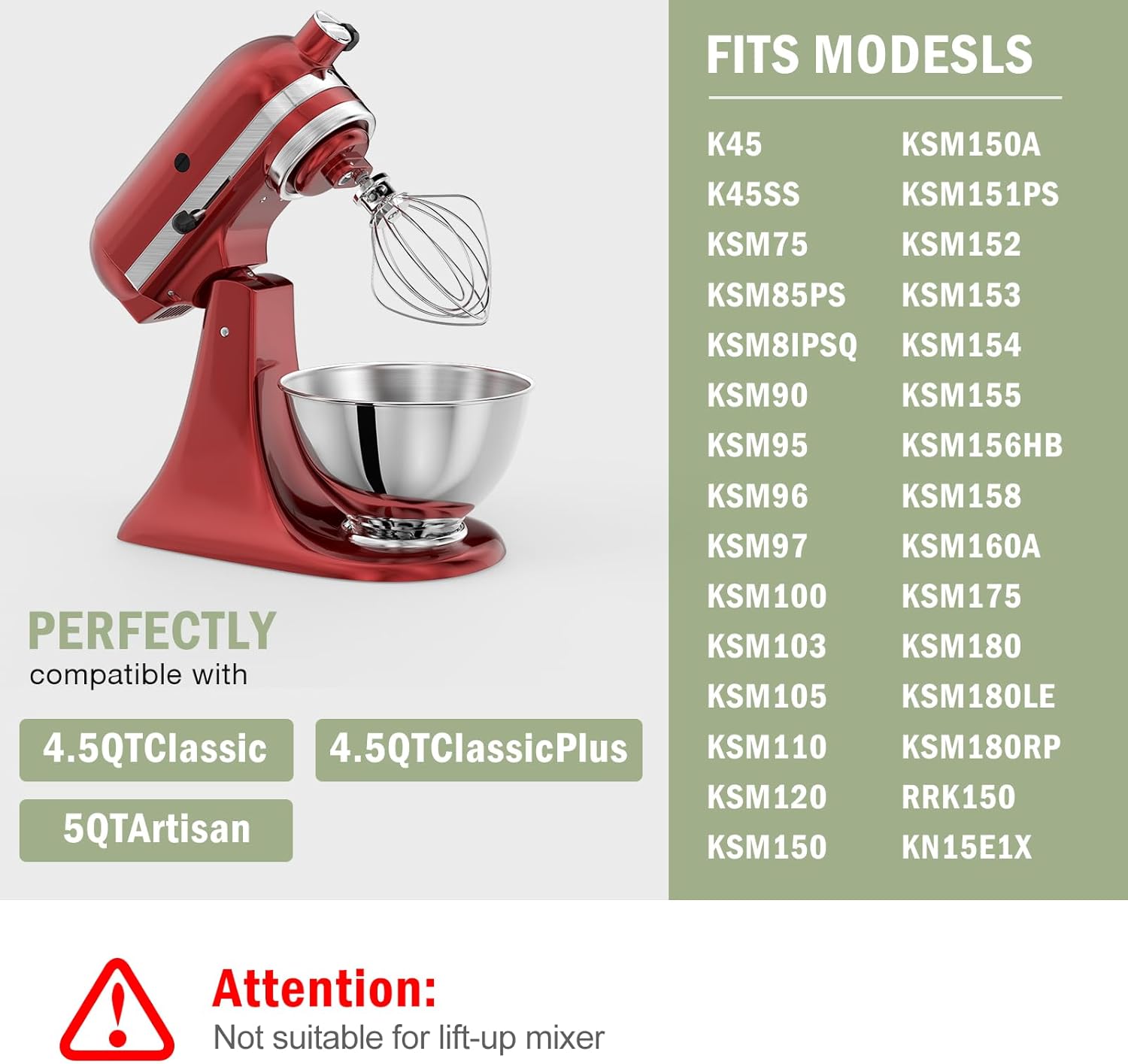 3-Quart Stainless Steel Bowl f - Kitchen Gadgets Mixer 리뷰 및 가격
