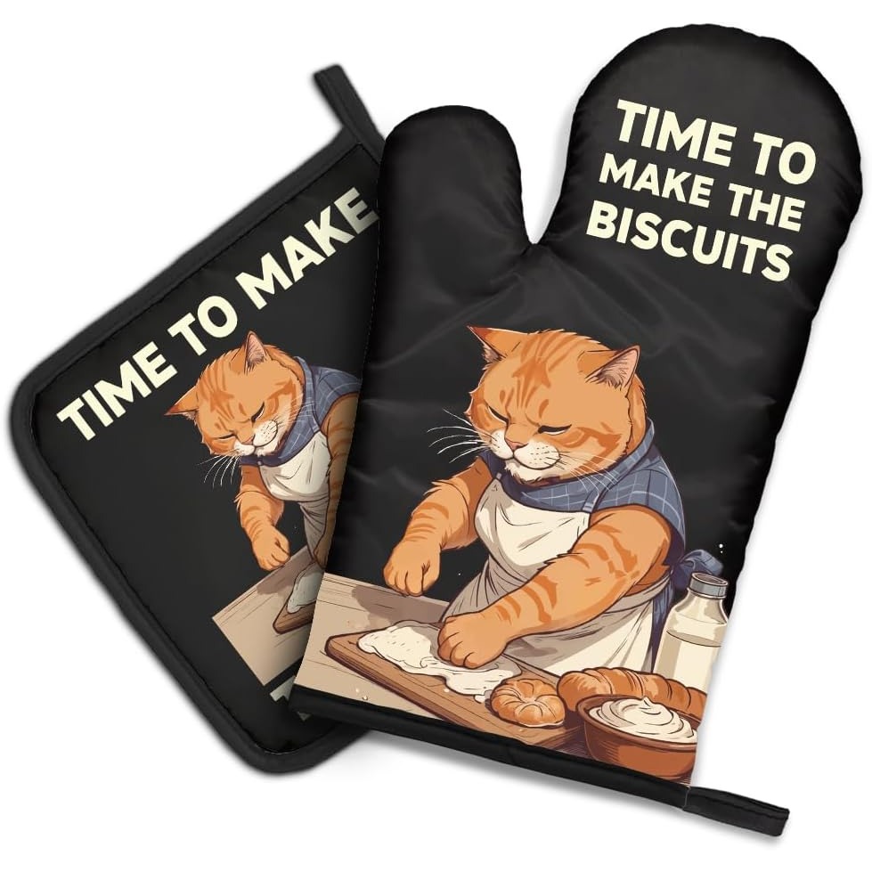 The Biscuits Funny Cat Oven Mi - Funny Kitchen Gadgets Gifts 리뷰 및 가격