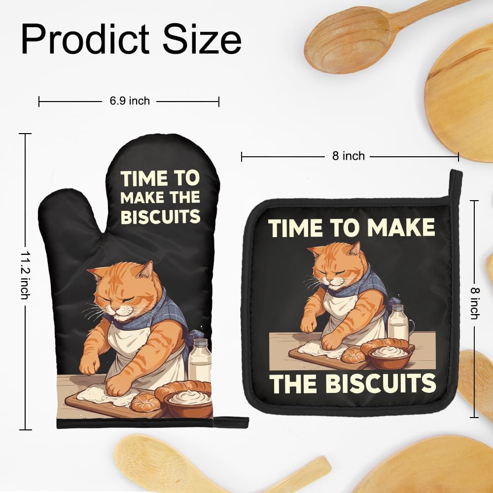 The Biscuits Funny Cat Oven Mi - Funny Kitchen Gadgets Gifts 리뷰 및 가격