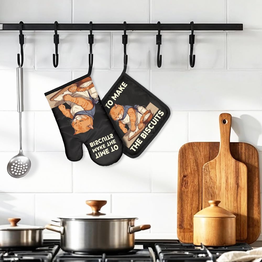 The Biscuits Funny Cat Oven Mi - Funny Kitchen Gadgets Gifts 리뷰 및 가격