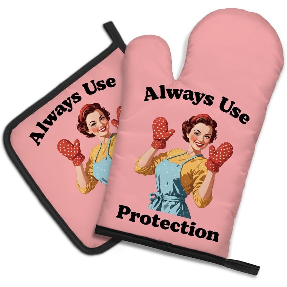 Always Use Protection Funny Ov - Funny Kitchen Gadgets Gifts 리뷰 및 가격