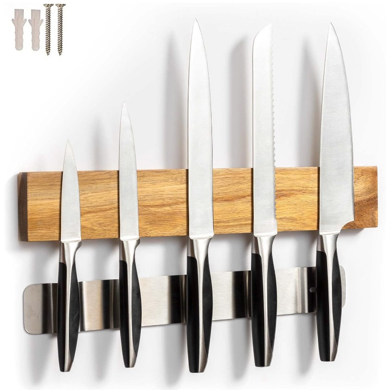 40cm Walnut Magnetic Knife Hol - Magnetic Knife Strip 리뷰 및 가격