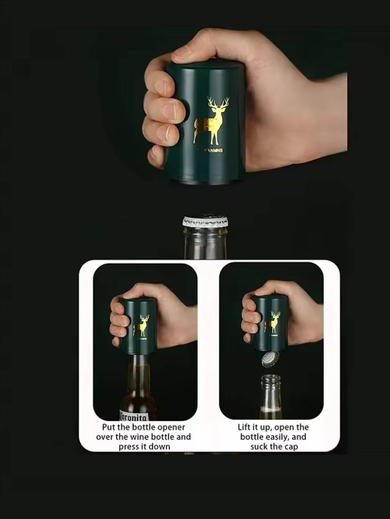 1Pcs Automatic Beer Bottle Ope - Kitchen Gadgets Design 리뷰 및 가격