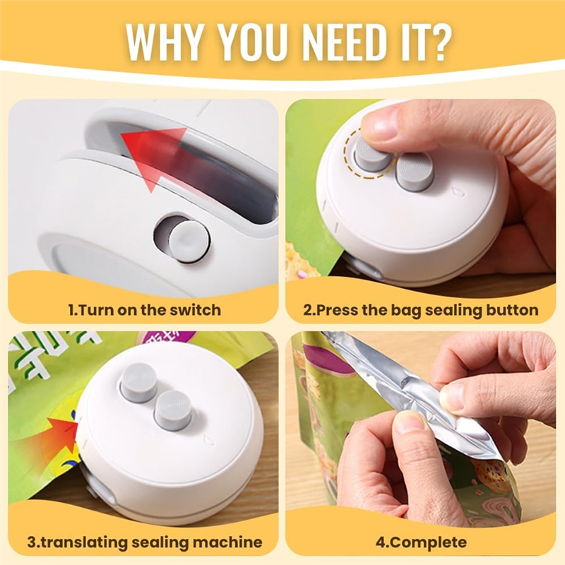 TFTP-Mini Bag Sealer 2 In 1 He - Food Vacuum Sealer 리뷰 및 가격