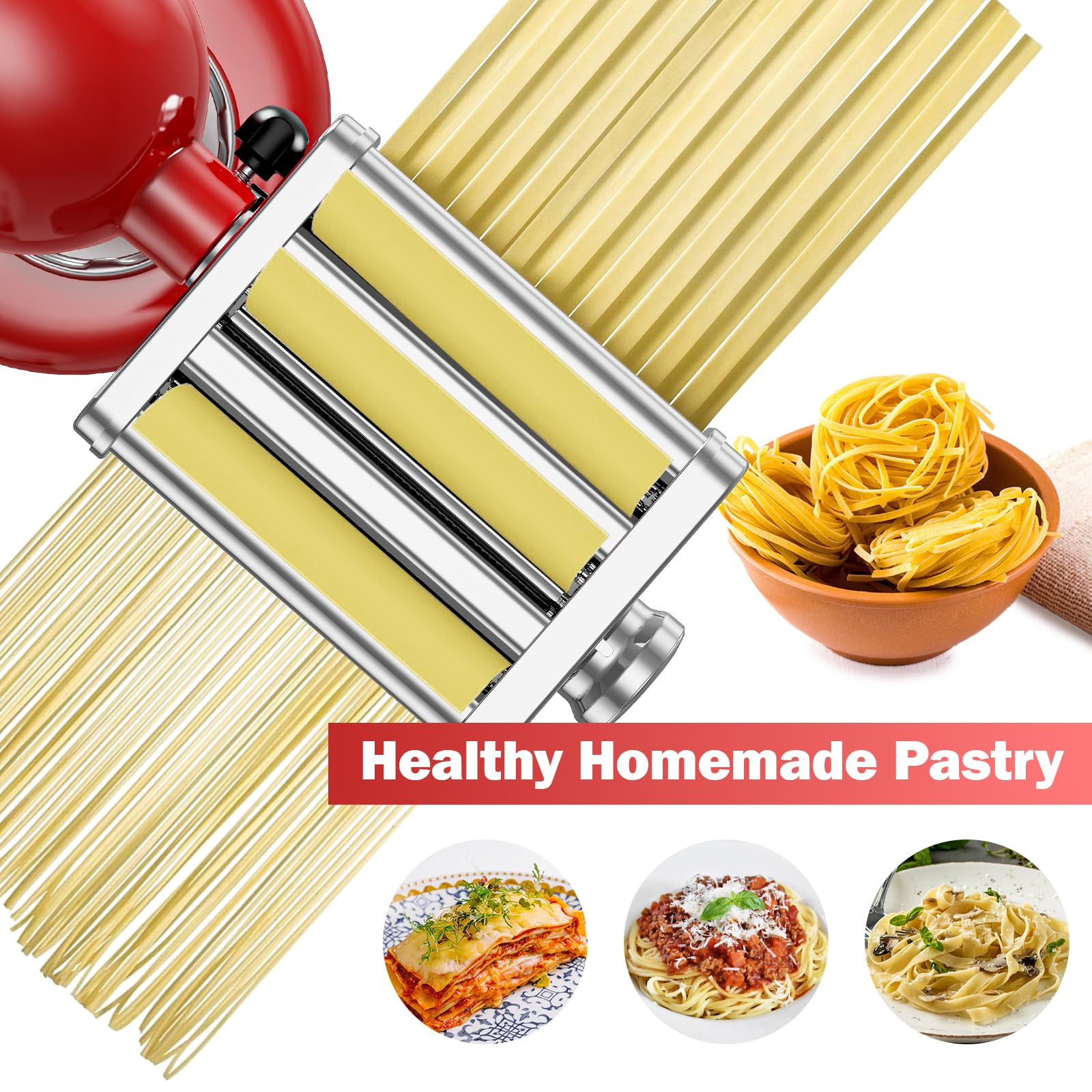 Gvode 3 in 1 Pasta Attachment  - Kitchen Gadgets Mixer 리뷰 및 가격