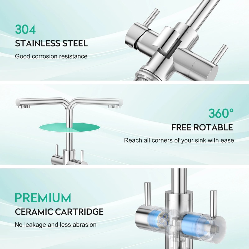 Soda 4 Way Kitchen Faucet Kitc - Kitchen Gadgets Mixer 리뷰 및 가격